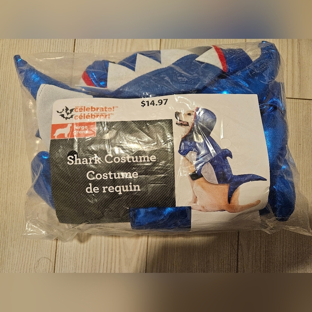 Shark Dog Pet Costume Halloween Large Dogs